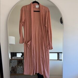 Privacy Please Pink Cardigan